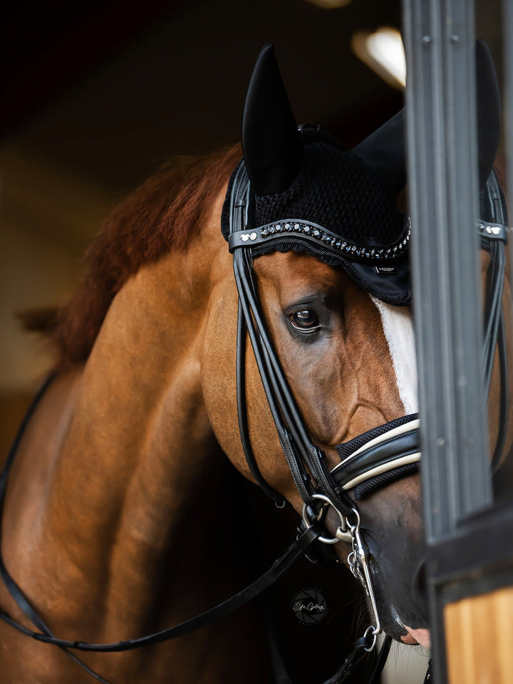 Equestrian Stockholm Chin Protector Black - Chin Protector - Kingdom Equestrian