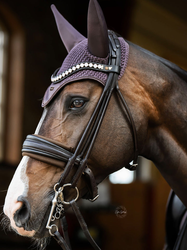 Equestrian Stockholm Chin Protector Brown - Chin Protector - Kingdom Equestrian