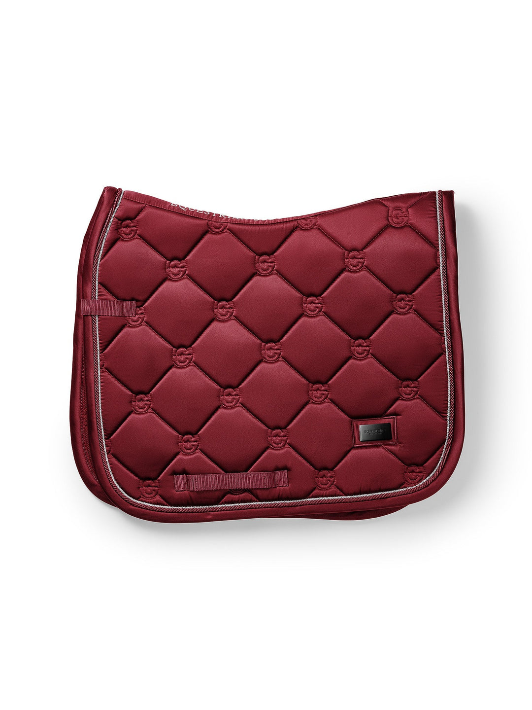 Equestrian Stockholm Classic Dressage Saddle Pad - Bordeaux - Dressage Saddle Pad - Kingdom Equestrian