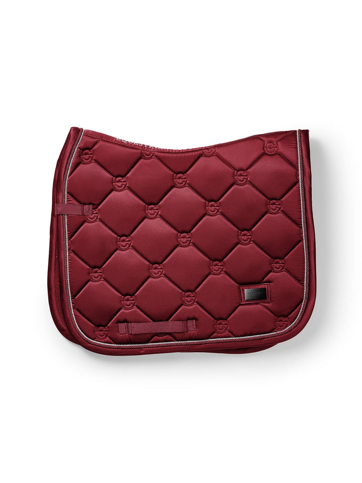 Equestrian Stockholm Classic Dressage Saddle Pad - Bordeaux - Dressage Saddle Pad - Kingdom Equestrian