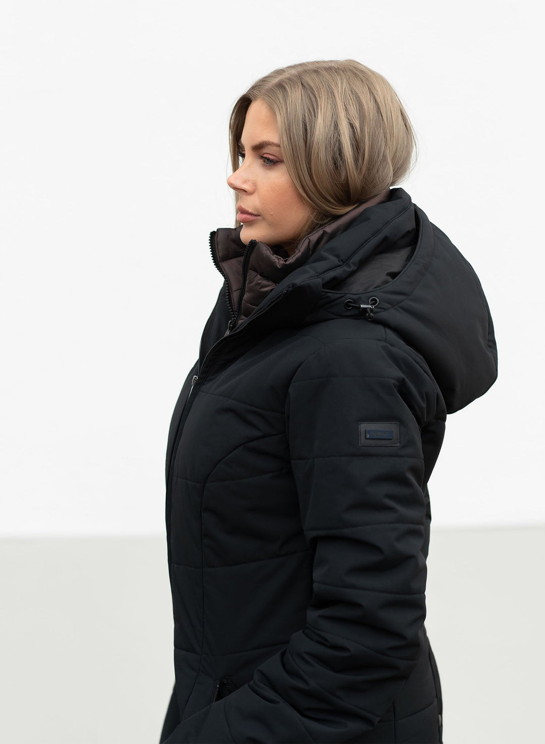 Equestrian Stockholm Denali Winter Jacket Black Mocha - Riding Jacket - Kingdom Equestrian