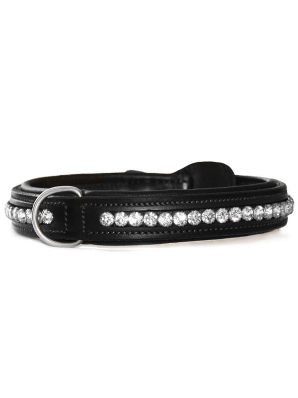 Equestrian Stockholm Dog Collar Black Edition - Dog Collar - Kingdom Equestrian