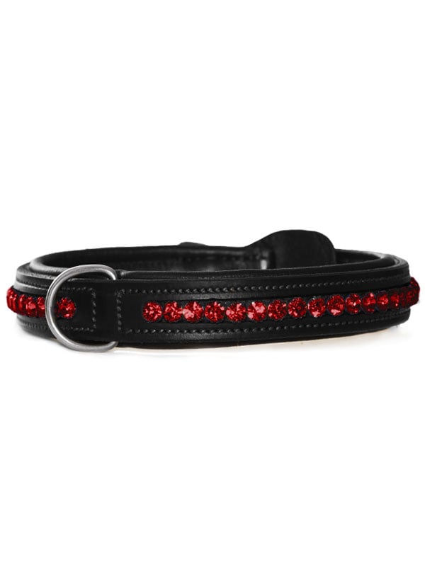 Equestrian Stockholm Dog Collar Bordeaux - Dog Collar - Kingdom Equestrian