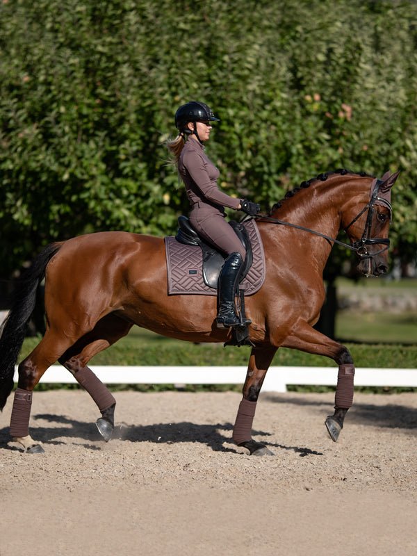 Equestrian Stockholm Dressage Saddle Pad Amaranth - Dressage Saddle Pad - Kingdom Equestrian