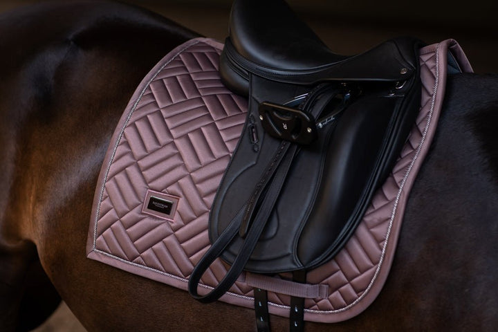 Equestrian Stockholm Dressage Saddle Pad Amaranth - Dressage Saddle Pad - Kingdom Equestrian