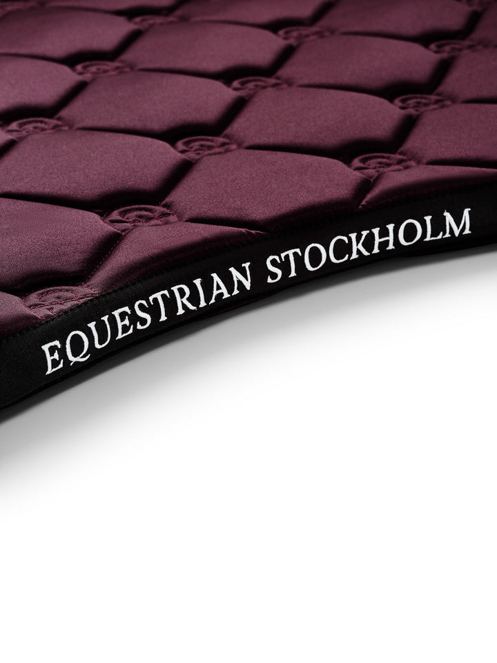 Equestrian Stockholm Dressage Saddle Pad Black Raven - Dressage Saddle Pad - Kingdom Equestrian