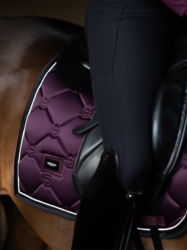 Equestrian Stockholm Dressage Saddle Pad Black Raven - Dressage Saddle Pad - Kingdom Equestrian