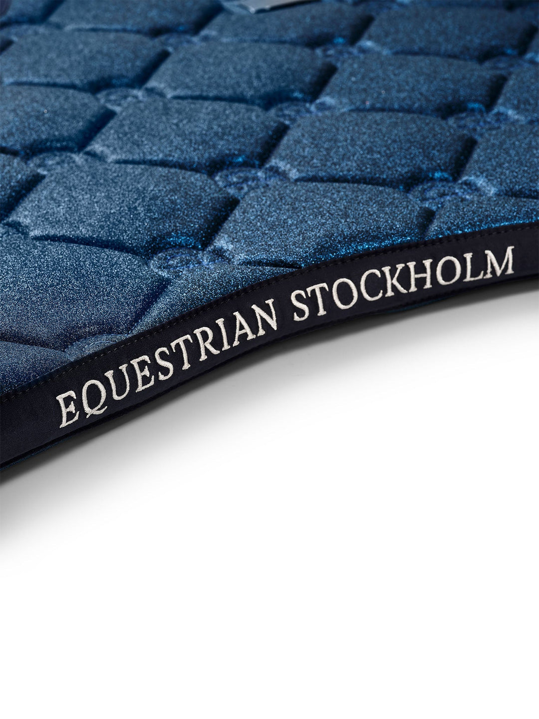 Equestrian Stockholm Dressage Saddle Pad Blue Meadow Glimmer - Dressage Saddle Pad - Kingdom Equestrian