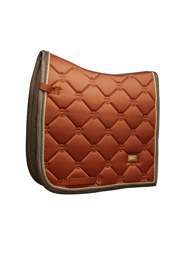 Equestrian Stockholm Dressage Saddle Pad Bronze Gold - Dressage Saddle Pad - Kingdom Equestrian