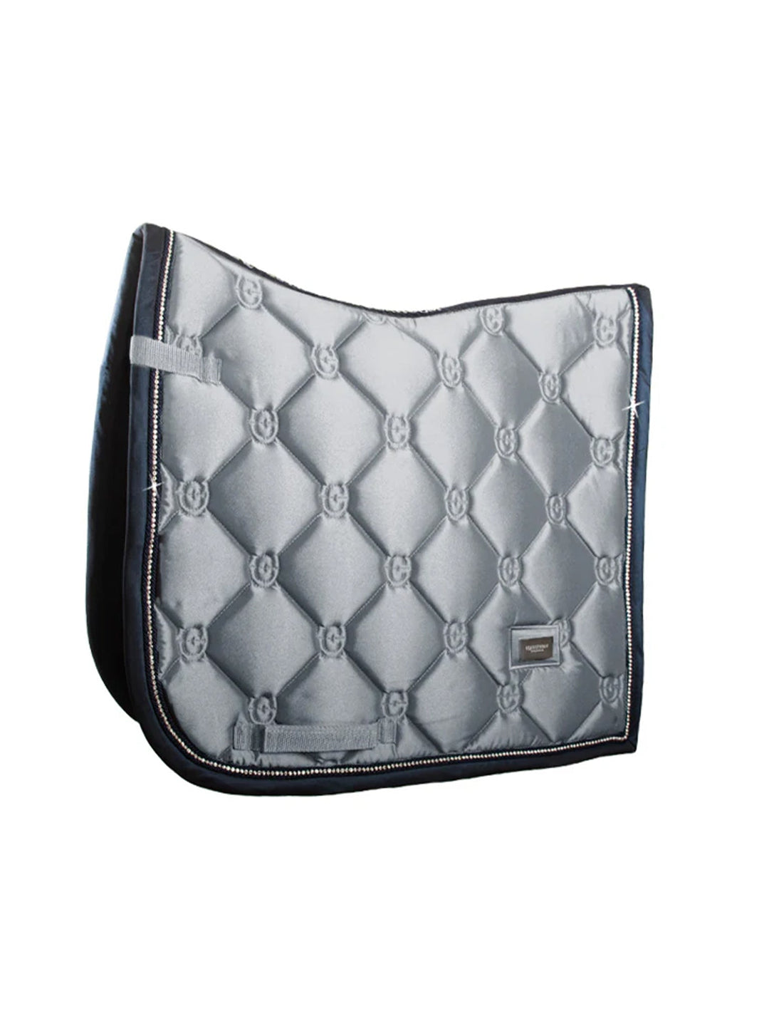 Equestrian Stockholm Dressage Saddle Pad Crystal Grey - Dressage Saddle Pad - Kingdom Equestrian