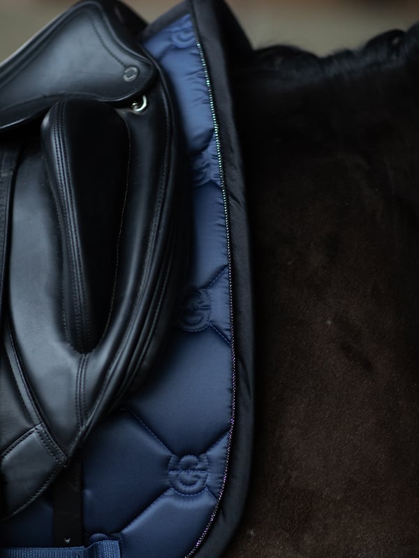 Equestrian Stockholm Dressage Saddle Pad Dark Venice - Dressage Saddle Pad - Kingdom Equestrian