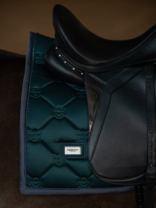 Equestrian Stockholm Dressage Saddle Pad Dramatic Monday - Dressage Saddle Pad - Kingdom Equestrian