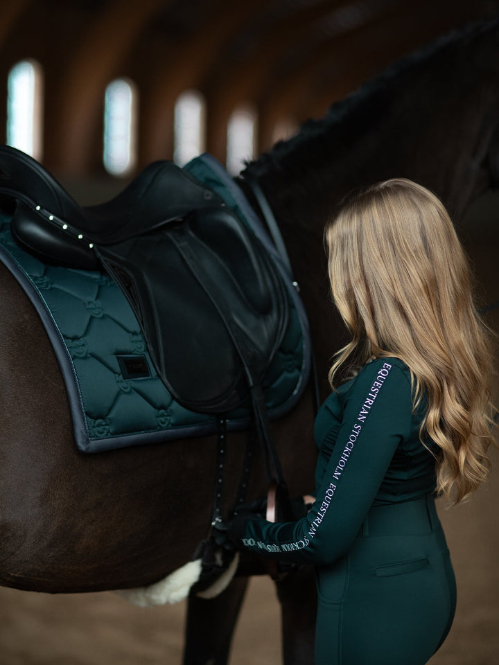 Equestrian Stockholm Dressage Saddle Pad Dramatic Monday - Dressage Saddle Pad - Kingdom Equestrian