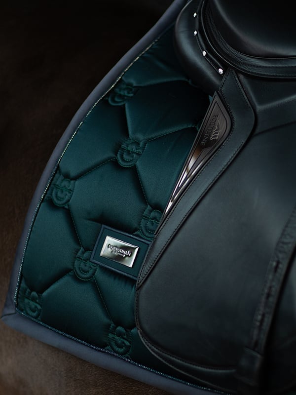 Equestrian Stockholm Dressage Saddle Pad Dramatic Monday - Dressage Saddle Pad - Kingdom Equestrian