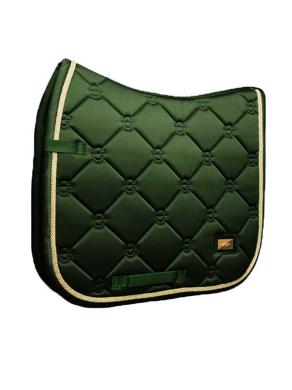 Equestrian Stockholm Dressage Saddle Pad Forest Green - Dressage Saddle Pad - Kingdom Equestrian
