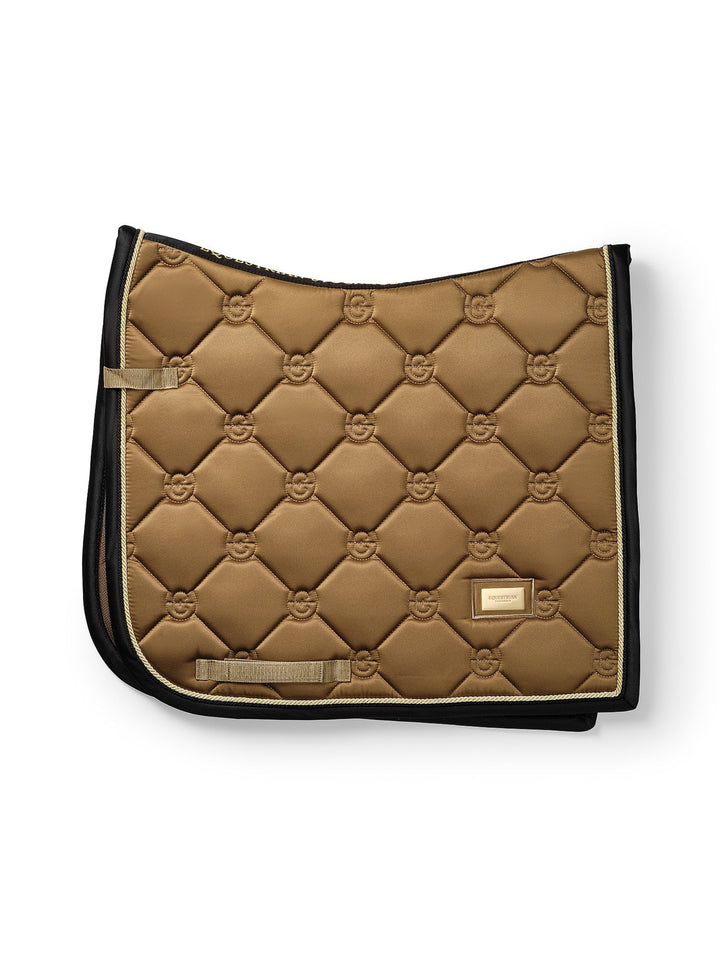 Equestrian Stockholm Dressage Saddle Pad Golden Brass - Dressage Saddle Pad - Kingdom Equestrian