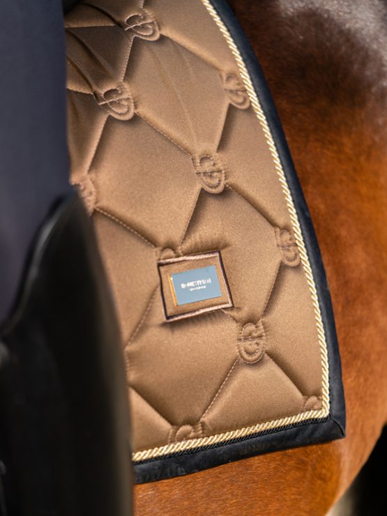 Equestrian Stockholm Dressage Saddle Pad Golden Brass - Dressage Saddle Pad - Kingdom Equestrian