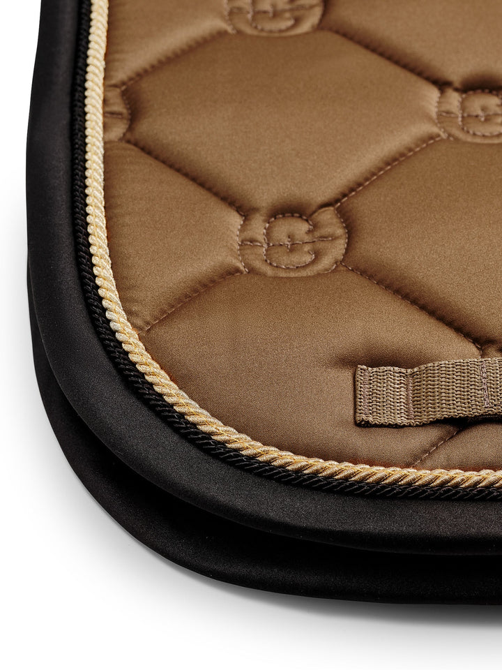 Equestrian Stockholm Dressage Saddle Pad Golden Brass - Dressage Saddle Pad - Kingdom Equestrian