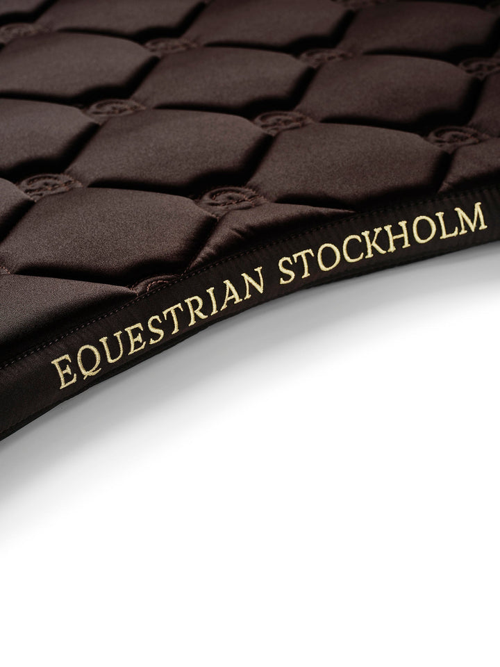 Equestrian Stockholm Dressage Saddle Pad Golden Brown - Dressage Saddle Pad - Kingdom Equestrian