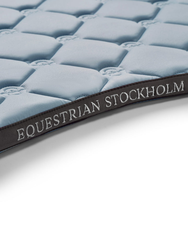 Equestrian Stockholm Dressage Saddle Pad Ice Blue Pearl - Dressage Saddle Pad - Kingdom Equestrian