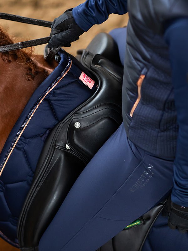 Equestrian Stockholm Dressage Saddle Pad Lagoon Blush - Dressage Saddle Pad - Kingdom Equestrian
