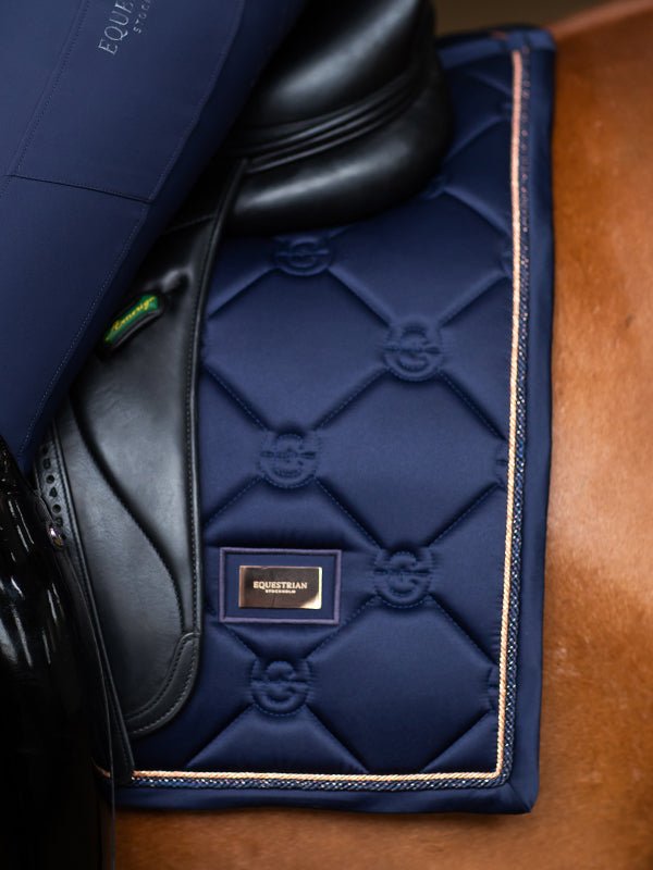 Equestrian Stockholm Dressage Saddle Pad Lagoon Blush - Dressage Saddle Pad - Kingdom Equestrian