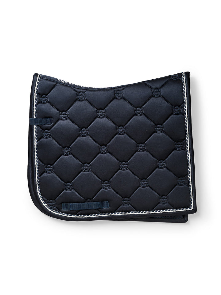 Equestrian Stockholm Dressage Saddle Pad Midnight Blue Without Badge - Dressage Saddle Pad - Kingdom Equestrian