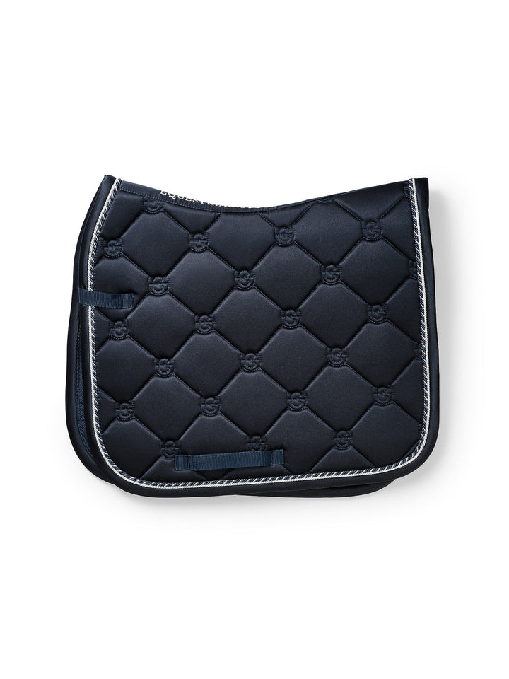 Equestrian Stockholm Dressage Saddle Pad Midnight Blue Without Badge - Dressage Saddle Pad - Kingdom Equestrian