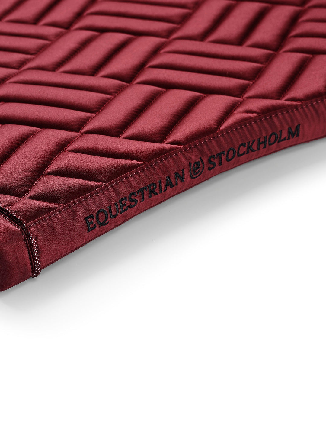 Equestrian Stockholm Dressage Saddle Pad Modern Bordeaux - Dressage Saddle Pad - Kingdom Equestrian