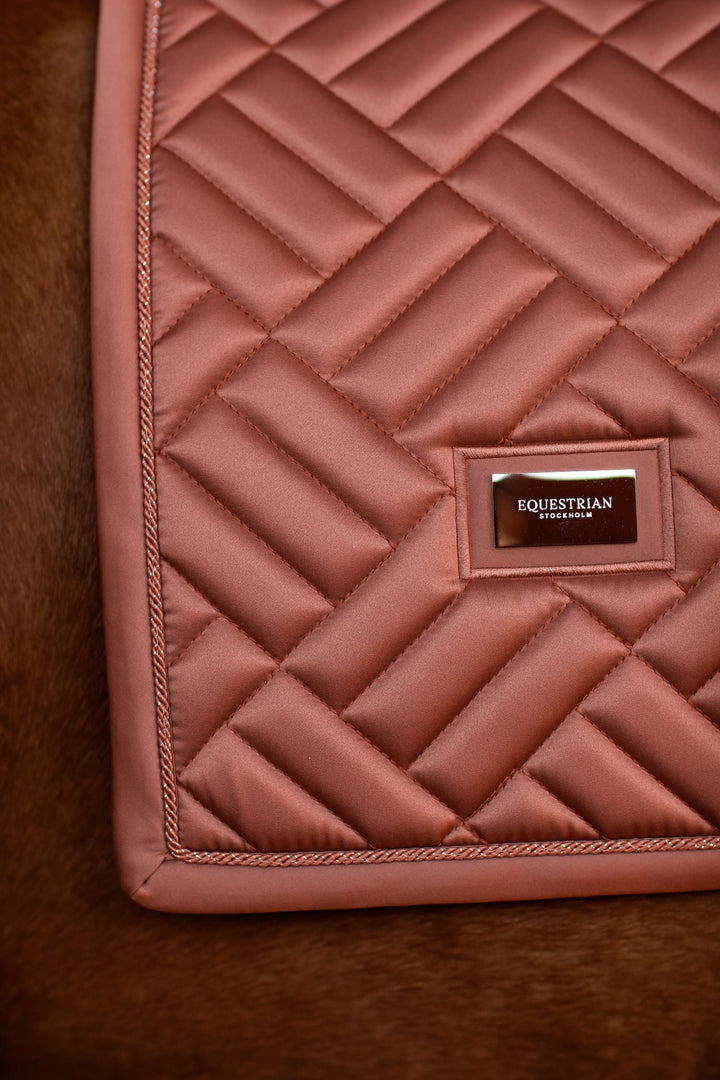 Equestrian Stockholm Dressage Saddle Pad Modern Coral - Dressage Saddle Pad - Kingdom Equestrian