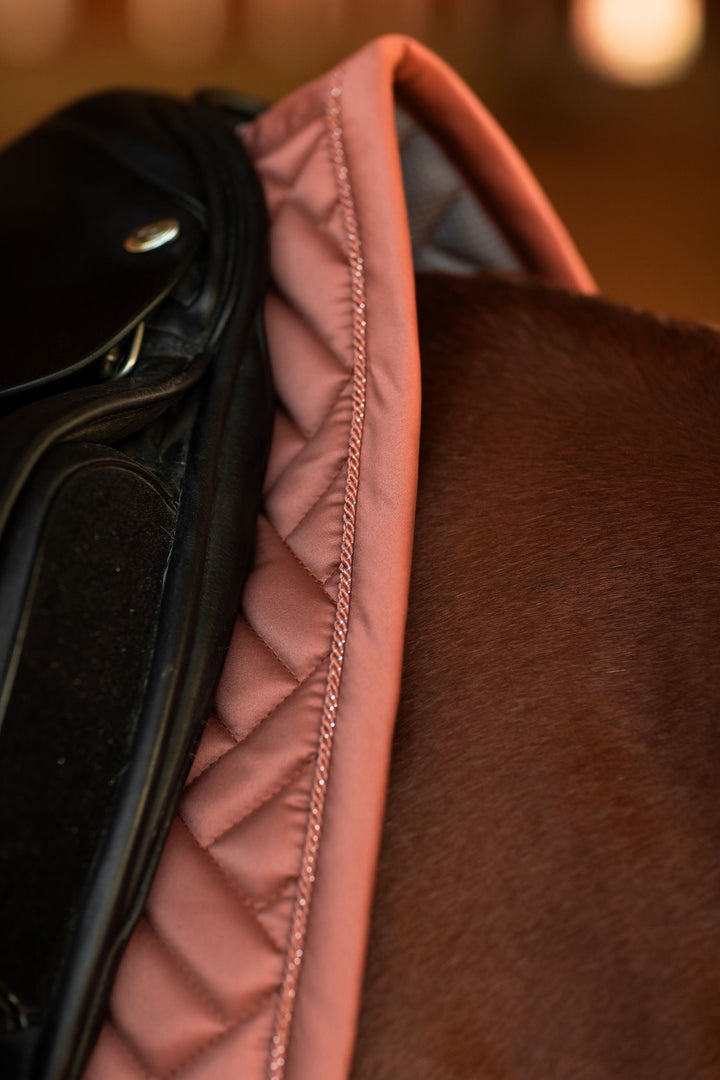 Equestrian Stockholm Dressage Saddle Pad Modern Coral - Dressage Saddle Pad - Kingdom Equestrian