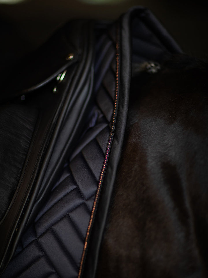 Equestrian Stockholm Dressage Saddle Pad Modern Dark Ocean - Dressage Saddle Pad - Kingdom Equestrian