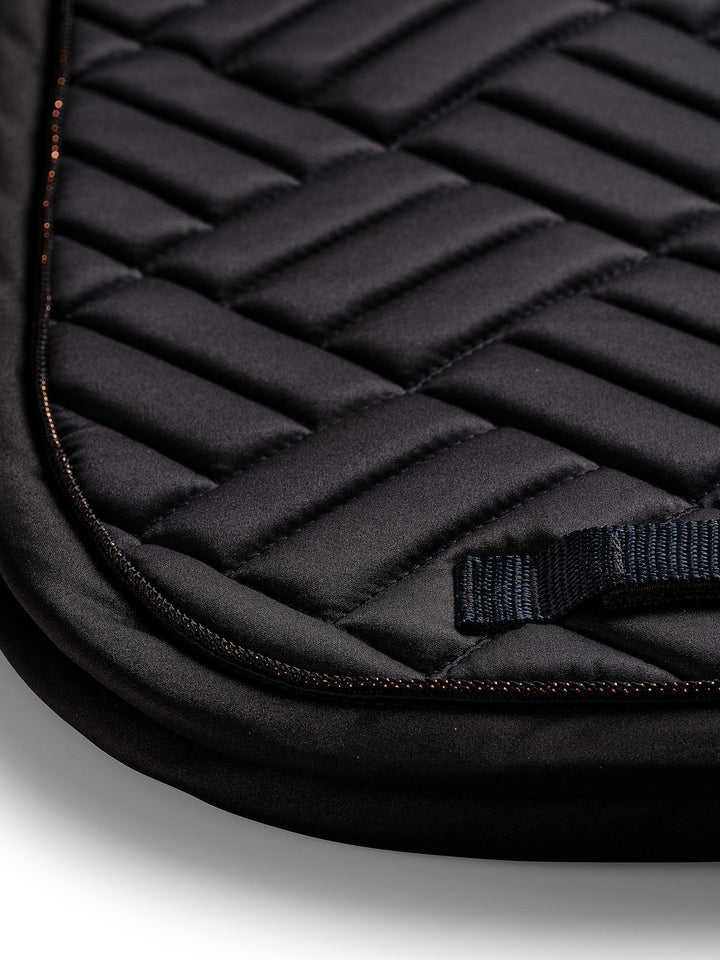 Equestrian Stockholm Dressage Saddle Pad Modern Dark Ocean - Dressage Saddle Pad - Kingdom Equestrian