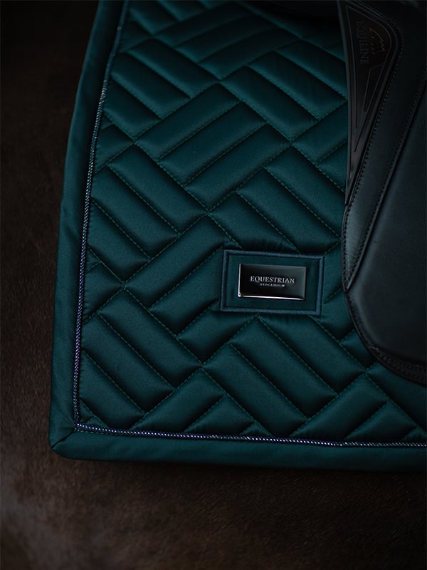 Equestrian Stockholm Dressage Saddle Pad Modern Dramatic Monday - Dressage Saddle Pad - Kingdom Equestrian