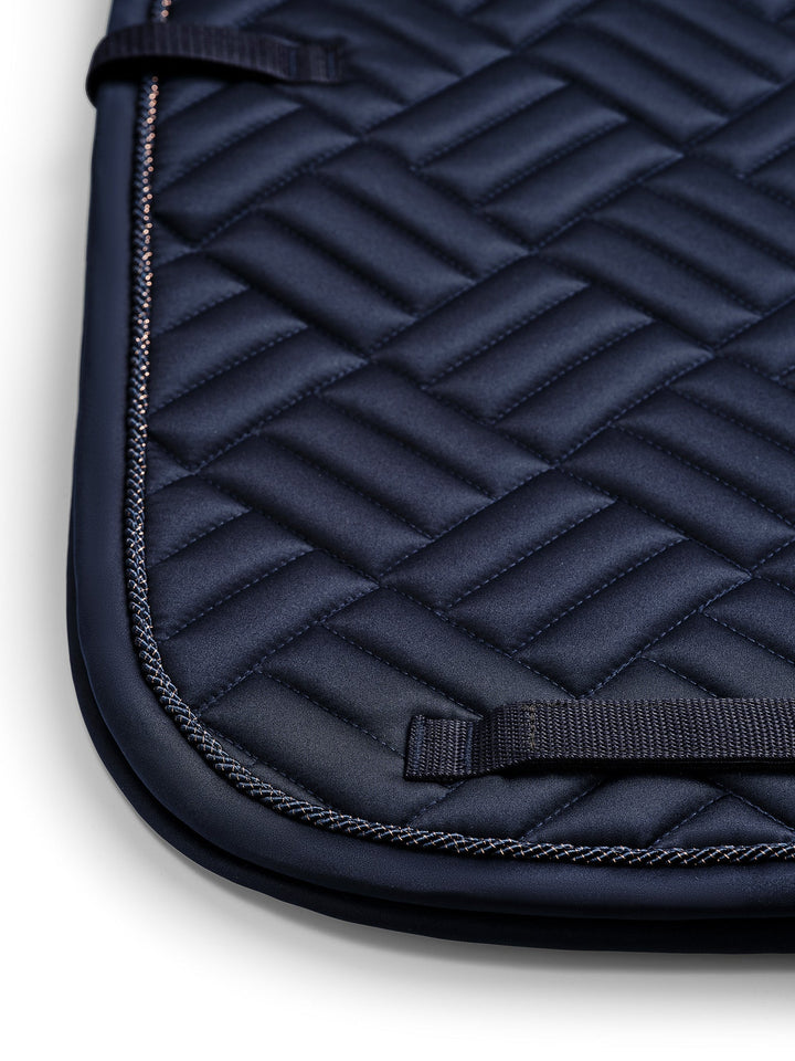 Equestrian Stockholm Dressage Saddle Pad Modern Lagoon Blush - Dressage Saddle Pad - Kingdom Equestrian