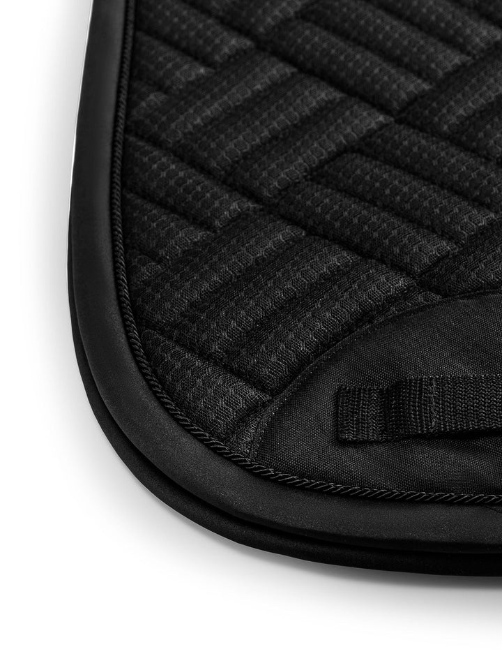 Equestrian Stockholm Dressage Saddle Pad Modern Mesh Black - Dressage Saddle Pad - Kingdom Equestrian