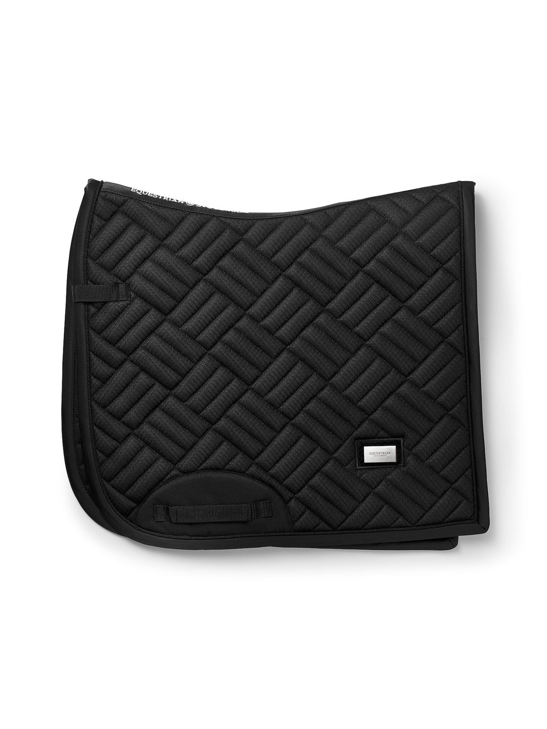 Equestrian Stockholm Dressage Saddle Pad Modern Mesh Black - Dressage Saddle Pad - Kingdom Equestrian