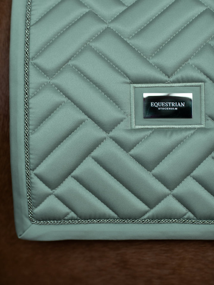 Equestrian Stockholm Dressage Saddle Pad Modern Mint Green - Dressage Saddle Pad - Kingdom Equestrian