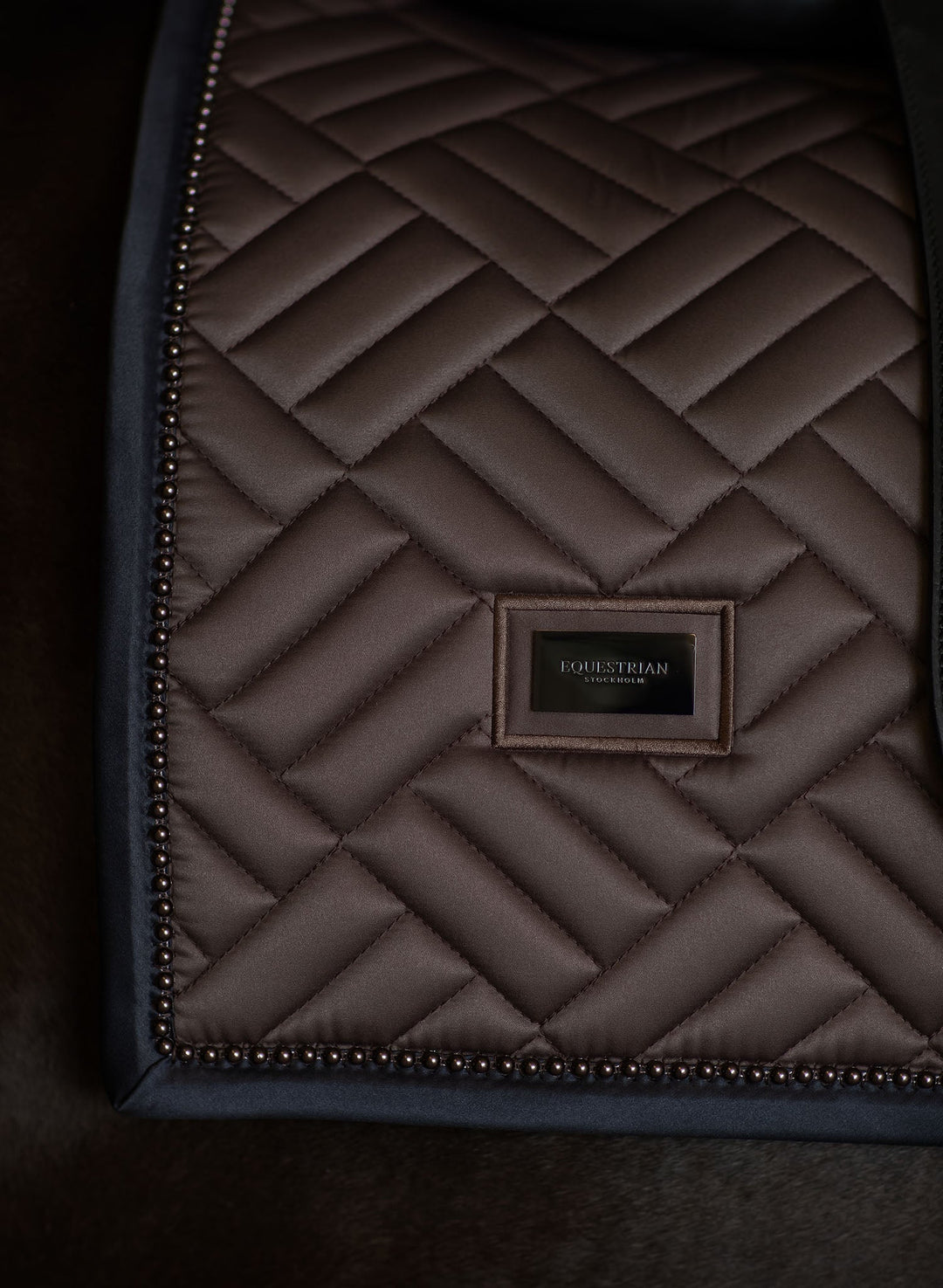Equestrian Stockholm Dressage Saddle Pad Modern Mocha - Dressage Saddle Pad - Kingdom Equestrian