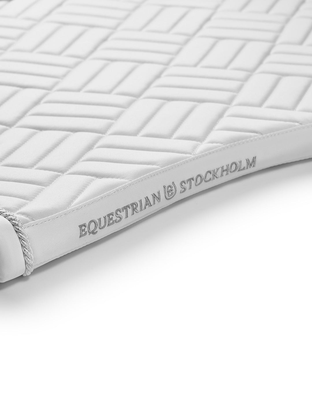 Equestrian Stockholm Dressage Saddle Pad Modern White Perfection - Dressage Saddle Pad - Kingdom Equestrian