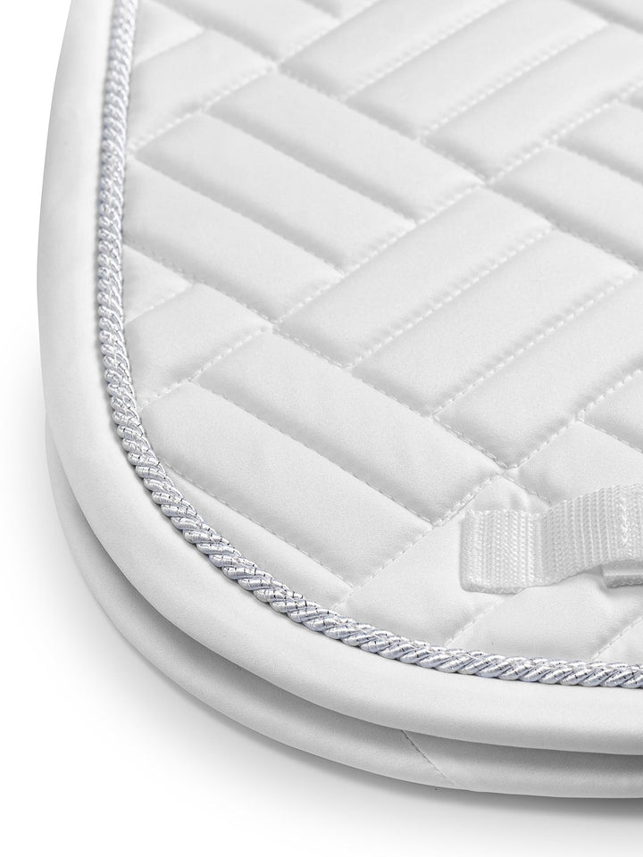 Equestrian Stockholm Dressage Saddle Pad Modern White Perfection - Dressage Saddle Pad - Kingdom Equestrian