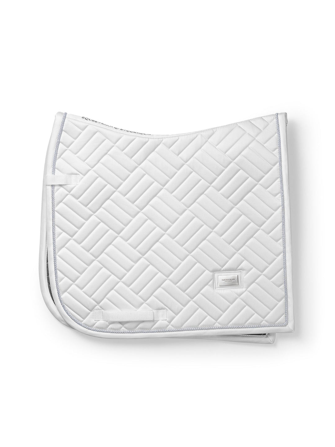Equestrian Stockholm Dressage Saddle Pad Modern White Perfection - Dressage Saddle Pad - Kingdom Equestrian