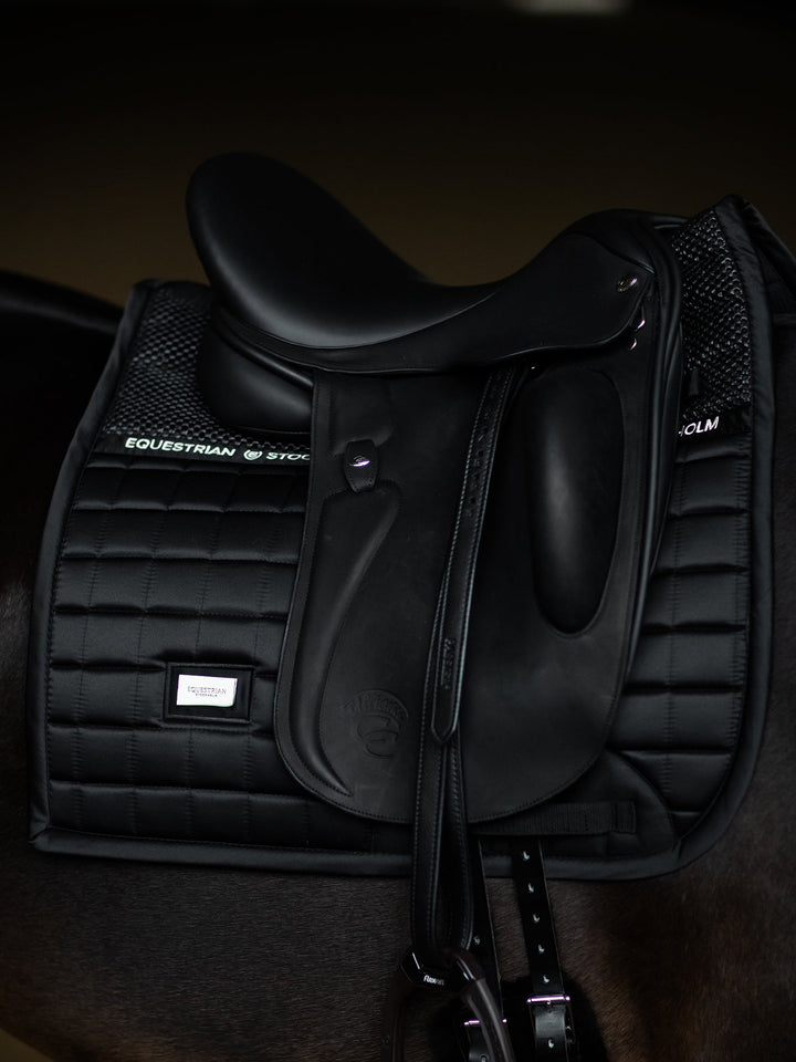 Equestrian Stockholm Dressage Saddle Pad Performance Black - Dressage Saddle Pad - Kingdom Equestrian