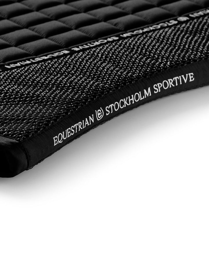 Equestrian Stockholm Dressage Saddle Pad Performance Black - Dressage Saddle Pad - Kingdom Equestrian