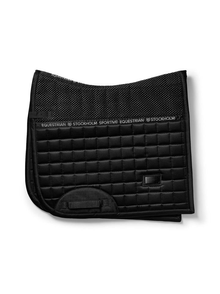 Equestrian Stockholm Dressage Saddle Pad Performance Black - Dressage Saddle Pad - Kingdom Equestrian