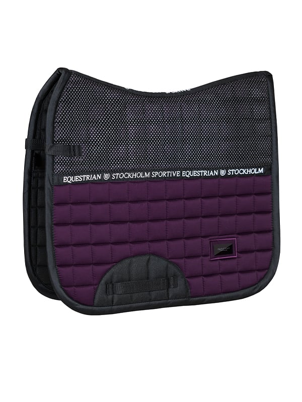 Equestrian Stockholm Dressage Saddle Pad Performance Black Raven - Dressage Saddle Pad - Kingdom Equestrian
