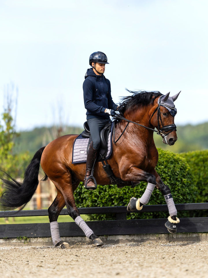 Equestrian Stockholm Dressage Saddle Pad Performance Blue Ash - Dressage Saddle Pad - Kingdom Equestrian