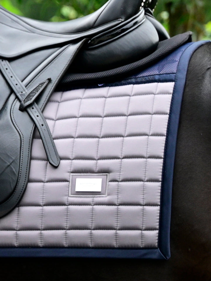 Equestrian Stockholm Dressage Saddle Pad Performance Blue Ash - Dressage Saddle Pad - Kingdom Equestrian