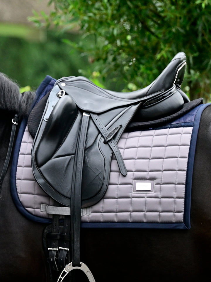 Equestrian Stockholm Dressage Saddle Pad Performance Blue Ash - Dressage Saddle Pad - Kingdom Equestrian