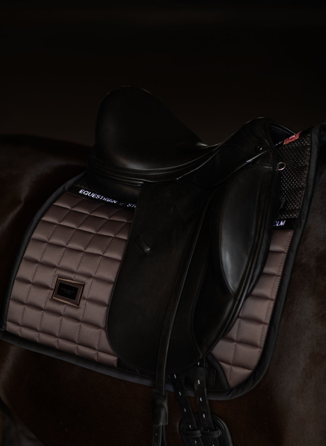 Equestrian Stockholm Dressage Saddle Pad Performance Mocha - Dressage Saddle Pad - Kingdom Equestrian